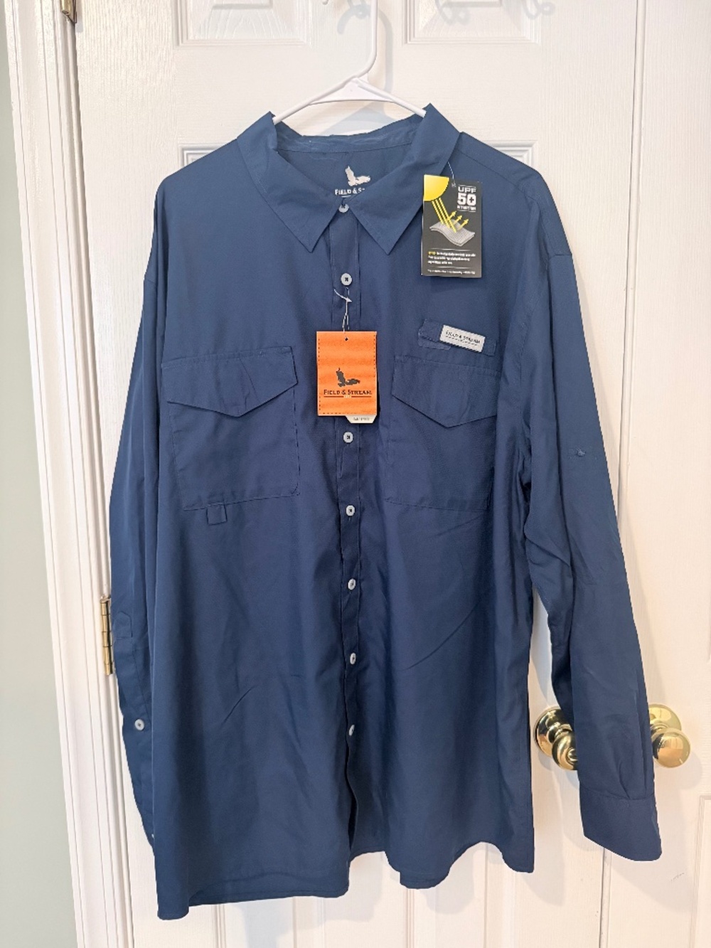 Field & Stream Quick Drying Long Sleeved Shirt Size XXL